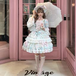 Women Dress Pink Long Sleeve OP Dress for Women Autumn New Original Design Lolita Sweet Lace Bell Sleeve Tiered Dress