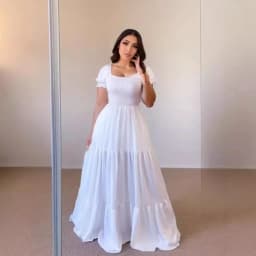 A Line Pleated Blue Princess Long Dresses Women Puff Sleeve High Waist Square Neck Maxi Dress Summer Solid Ruffles Party Dresses