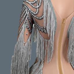 Classic Spandex Tassel Jumpsuit for Women Nightclub Party Sexy Elastic Jumpsuit Event Showgirl Stage Performance Costume Huichen