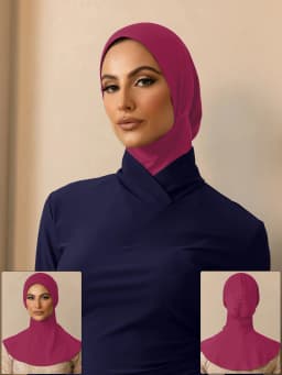 1PCS Fashion Headscarf for Modern Muslim Women Summer Bath Swim Hijab Swimming Instant Turban Women Extended Neck Design ﻿