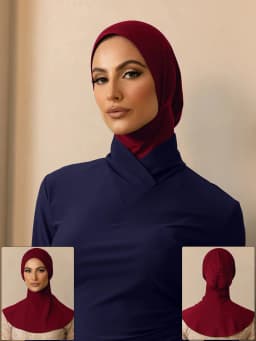1PCS Fashion Headscarf for Modern Muslim Women Summer Bath Swim Hijab Swimming Instant Turban Women Extended Neck Design ﻿
