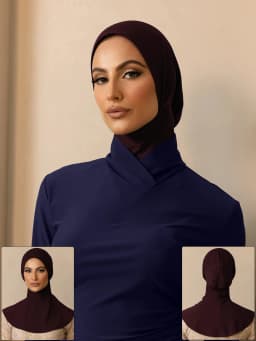 1PCS Fashion Headscarf for Modern Muslim Women Summer Bath Swim Hijab Swimming Instant Turban Women Extended Neck Design ﻿
