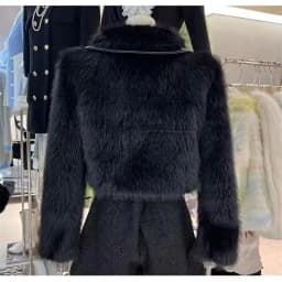 2026 Autumn Winter Women's New Motorcycle Wind Spice Girl Coat Short Fashion Jacket Female Leather Imitation Fox Fur Overwear