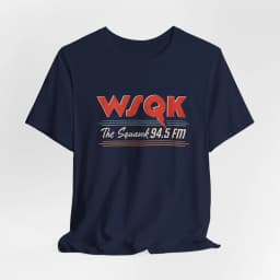 WSQK THE SQUAWK 94.5 Shirt Vintage Radio Tee Scifi Tshirt Graphic T Shirts Aesthetic Clothes Cotton Short Sleeve Unisex T-shirt