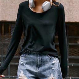 Soild Color Long Sleeve Backless Slim Fit T-shirt Chic Spring Women Hot Casual Versatile Top