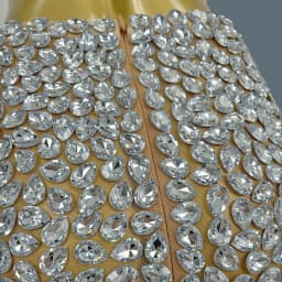 Full Sparkly Rhinestone Mesh Tight Fitting Skirt Sexy Women Mini Skirt Nightclub Party Outfit High-end Crystals Skirt shuidiqun