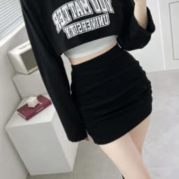 Casual White Bodycon Mini Skirts Women Summer Elastic Waist Korean Fashion Clothing Slim Sexy Office Ladies Black Pencil Skirt