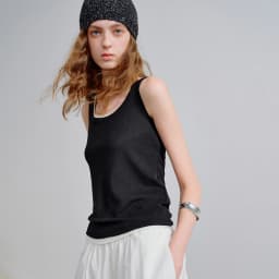 TOYOUTH Women Wool Tank Top 2026 Spring New Nude-Feel Mask-Inspired Fitted Crop Base Layer