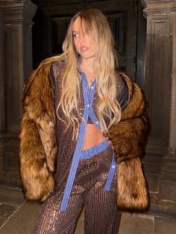 New Style Women's Suit Loose Casual Sequin Patchwork Long Sleeve Shirt Shorts Pants Set Fashion Women 2025 New BAP7