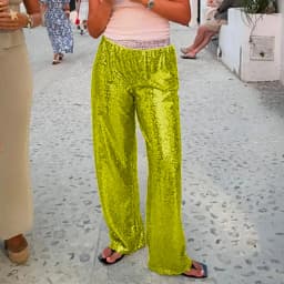 New Style Women's Suit Loose Casual Sequin Patchwork Long Sleeve Shirt Shorts Pants Set Fashion Women 2025 New BAP7