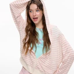 College-style Casual Loose Outerwear American Retro All Match Zipper Sweatshirt Street Sweet Bow Design Hooded Coats Female Top