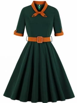 Plus Size Women Pin Up Casual Party Dress 2026 Summer Short Sleeve Retro Robe 60s 50s Vintage Rockabilly Swing Dress Vestidos