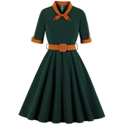 Plus Size Women Pin Up Casual Party Dress 2026 Summer Short Sleeve Retro Robe 60s 50s Vintage Rockabilly Swing Dress Vestidos