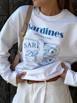 2026 Spring Autumn new Fashion Small Fresh Women's Print T-shirt Versatile Commuter 100% Cotton Long-sleeved Top