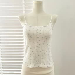 Floral Print Slim Cotton Camisole Women Summer Simple Streetwear Sleeveless Vests Female Cute Sweet Preppy Style Tank Tops Y2K