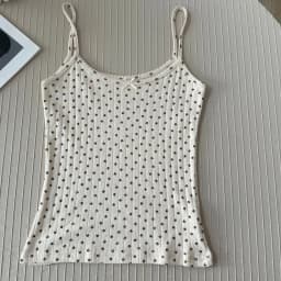 Floral Print Slim Cotton Camisole Women Summer Simple Streetwear Sleeveless Vests Female Cute Sweet Preppy Style Tank Tops Y2K