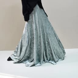 100% Real Photo High Quality Women Elegant Pleated A-Line Long Skirts High Waist Party Maxi Skirts Faldas Femme Streetwear