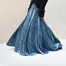 100% Real Photo High Quality Women Elegant Pleated A-Line Long Skirts High Waist Party Maxi Skirts Faldas Femme Streetwear