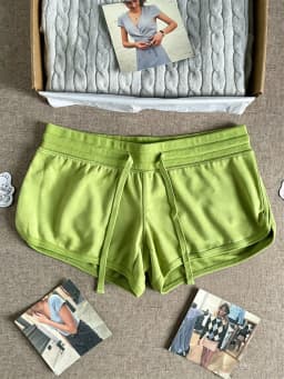 New Rose Pink Cotton Short Pant Women Casual Elastic High Waist Casual SweatShorts Sweet Vintage Cute Y2K Drawstring Bottoms