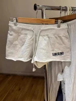 New Rose Pink Cotton Short Pant Women Casual Elastic High Waist Casual SweatShorts Sweet Vintage Cute Y2K Drawstring Bottoms