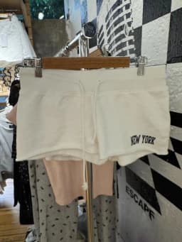 New Rose Pink Cotton Short Pant Women Casual Elastic High Waist Casual SweatShorts Sweet Vintage Cute Y2K Drawstring Bottoms