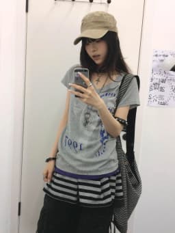 Tonngirls Harajuku Print T Shirt Women Short Sleeve Y2k Vintage Tops Patchwork Graphic Tops American Retro 90s Streetwear Tshirt