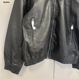 Chic Black Faux Leather Jackets Women Long Sleeve Oversize Coats Fashion 2026 Autumn Winter Bomber Outerwear Streetwear