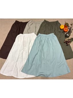 Amax LuluE Japanese Design Fashion Soild Skirts Females Vintage Leisure Elegant Streetwear Womens Summer Loose Classic Clothes