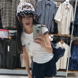 Karrram Japanese Y2k Puppy Embroidered T-shirt Vintage Harajuku Short Sleeve White T Shirt 2000s Style Cutecore Patchwork Tops