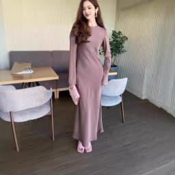 Summer Woman Dress Round Neck High Waist Black Pencil Dress Emerald Green Elegant Women's Evening Party Maxi Length Silky