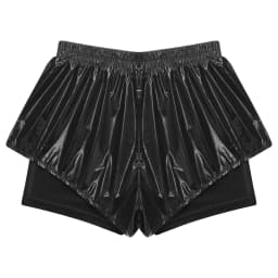 Women Waterproof Shorts Swim Trunks 2 in 1 Athletic Bottoms Running Cycling Sports Yoga Workout Sportswear Beach Pool Swimwear