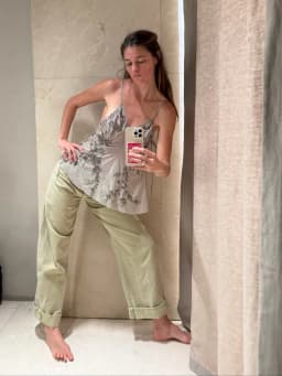 French Relaxed Set Chiffon Vintage Elegant Top Wide Leg Pants Women Sheer Beach Chic Female Stylish Vacation Summer Wear