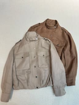Women's 2026 Spring Summer New Silk and Linen Stand up Collar Jacket All-match