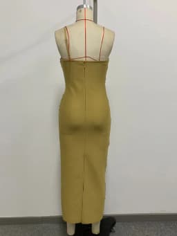 2026 Gold One Shoulder Ruched Maxi Dress Shimmering Metallic Bodycon Midi Gown with Front Slit for Formal Gala платье женское