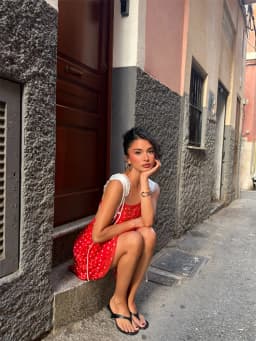 Women Lace Patchwork Polka Dot Printed Mini Dresses Sexy Club Streetwears Holiday Casual Camisole Sheath Vestidos Slim Fits