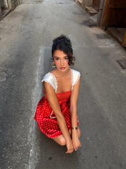 Women Lace Patchwork Polka Dot Printed Mini Dresses Sexy Club Streetwears Holiday Casual Camisole Sheath Vestidos Slim Fits