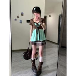 Y2K Korean Style Two Piece Set Women Ruched Front Camisole Top Short Sleeve Cropped Bolero Shrug Sweet Casual Summer Outfits