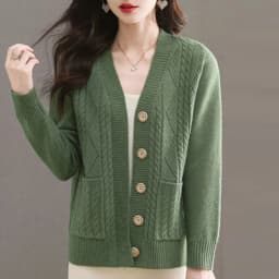 Women's Knit Sweater Open Cardigan 2026 New Spring/Autumn Thickened Loose Plus Size Fashion Solid Color Pullover Outerwear Top
