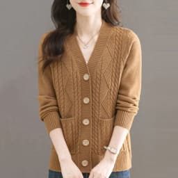 Women's Knit Sweater Open Cardigan 2026 New Spring/Autumn Thickened Loose Plus Size Fashion Solid Color Pullover Outerwear Top