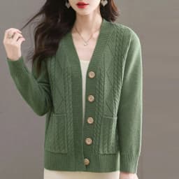 Women's Knit Sweater Open Cardigan 2026 New Spring/Autumn Thickened Loose Plus Size Fashion Solid Color Pullover Outerwear Top