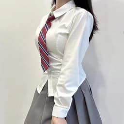 Preppy Bandage Basic White Shirt Women 2026 Y2K Long Sleeve Slim Fit Shirts Woman Harajuku Turn Down Collar Cropped Shirt Mujer