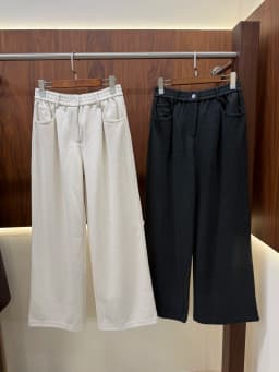 2026 Autumn Women's Sweatshirt Set for : Mock-Neck Pullover and Wide-Leg Pants