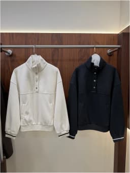 2026 Autumn Women's Sweatshirt Set for : Mock-Neck Pullover and Wide-Leg Pants