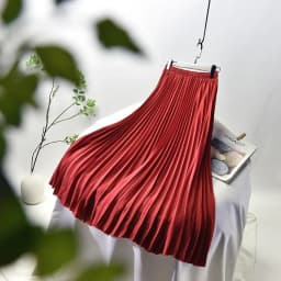 High Waist Pleated Maxi Skirt for Women Vintage Summer Long Flowy Skirt