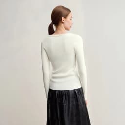 Amii Sweater For Woman 2026 Winter New Modern Retro Square Collar Sweater Slim Solid Versatile Women's Long Sleeve Top 12544142