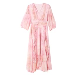 Summer Floral Silk Beach Midi Sundress Women Boho Fashion Casual Light Maxi Dress 2026 Spring Elegant Luxury Festival Vestidos