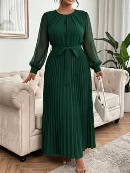 XL-4XL Plus Size Women Clothes Dresses Autumn Spring Robes Long Sleeve Street Style Casual 3XL Big Size Maxi Dress Oversized