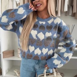 2026 Casual Commuting Sweater Top O Neck Long Sleeved Jacquard Knitted Pullover Autumn Winter Soft Warm Loose Fit Women Sweater