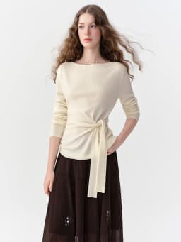 DUSHU 2026 Fall Women's Lightweight Merino Wool Crew Neck Pullover, Soft Fine Knit Top for Elegant Office & Everyday Style
