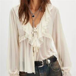 Sheer V Neck Bat Sleeve Oversized Poncho Top for Women Y2K Solid Color Grunge Mesh Loose Blouse